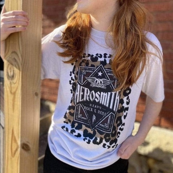 Leopard Aerosmith Tee-Sand - Picture 6 of 6